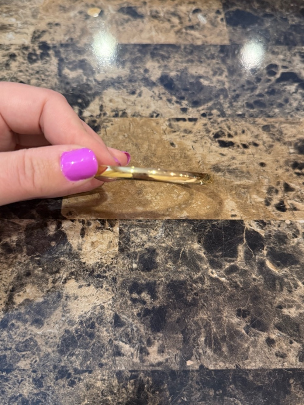 Kate Spade "Heart of Gold" Idiom Bangle - Picture 3 of 8